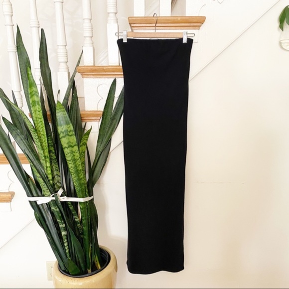 Rachel Pally Dresses & Skirts - Rachel Pally strapless split maxi dress black NWT